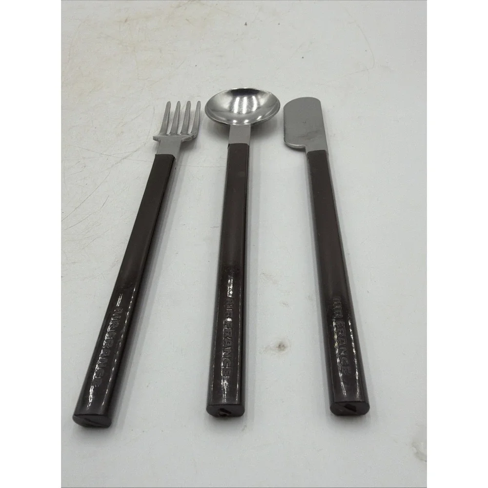 3 Midcentury Air France Concorde Flatware Pieces Designed by Raymond Loewy